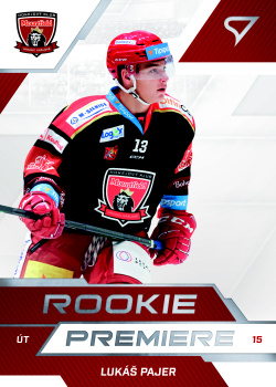 Lukas Pajer Hradec Kralove Tipsport ELH 2022/23 SportZoo 2. serie Rookie Premiere #RP-17